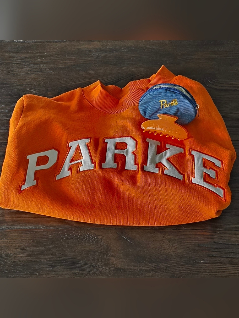 Parke Amber Mockneck Heritage w Amber Clawclip 💙*SOLD OUT EVERYWHERE*💙